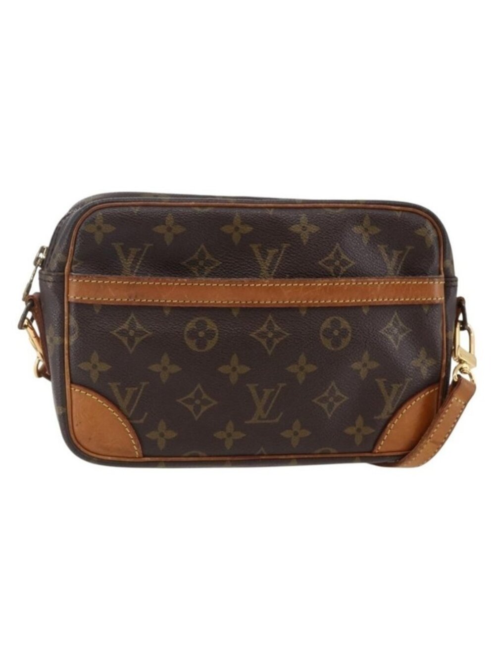 Authentic LOUIS VUITTON Monogram Trocadero 23 Shoulder Bag M51276 LV